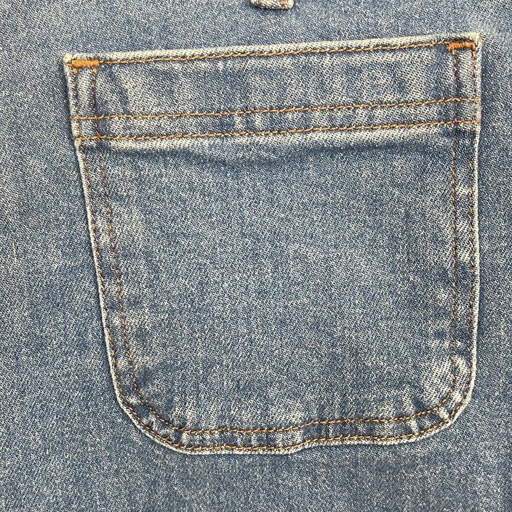 7. Madewell Womens Cotton Blend Denim McCaren Skirt Exposed Button Snap. 26 NWT - Picture 6 of 8